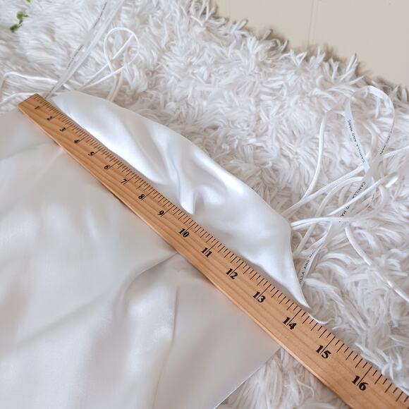 CAMILLA AND MARC Acacia Ivory Square Neck Midi Dress Size 4 - Picture 9 of 10